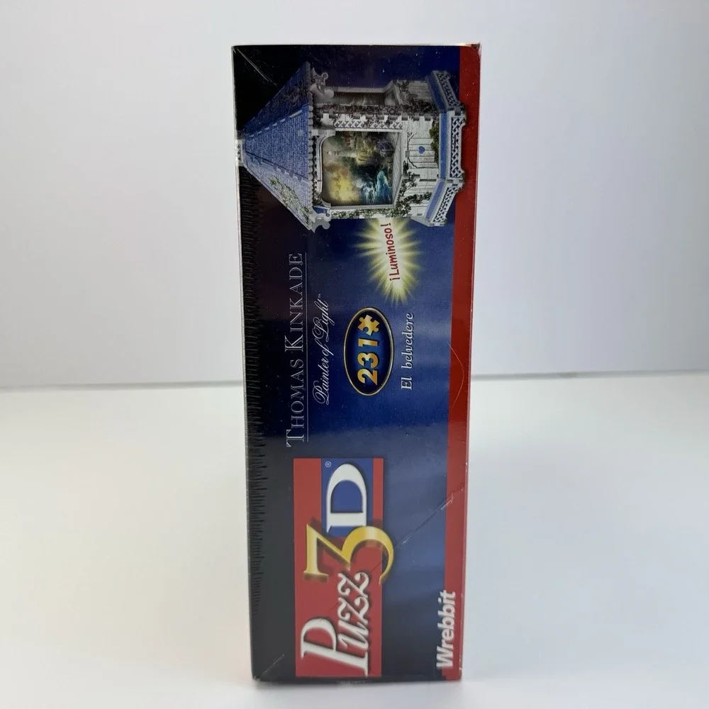 NEW Puzz 3D THOMAS KINKADE Painter of Light The GAZEBO Lights up! Wrebbit 231Pcs